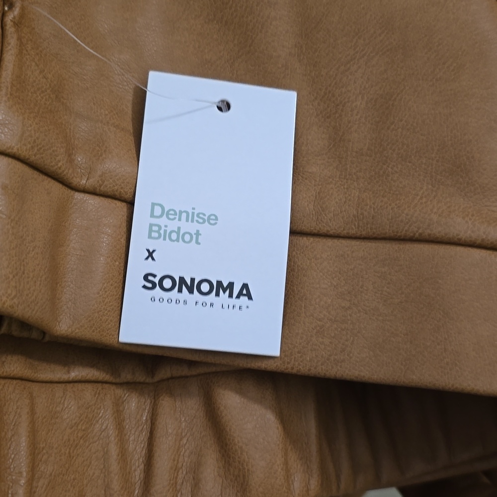 Plus Size Faux Leather Leggings Brown Pull On High Rise 0X 1X 4X NWT - Picture 5 of 5